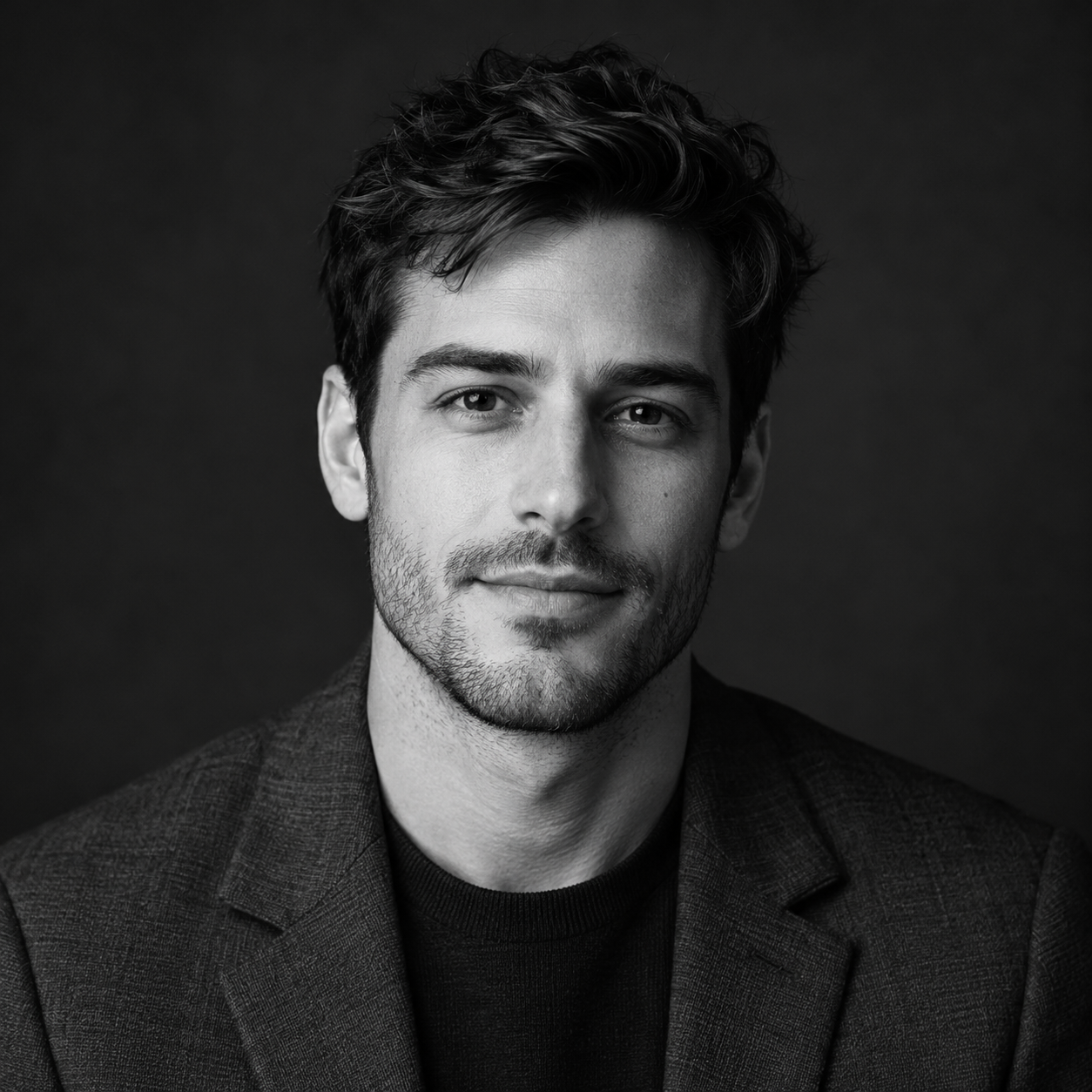 Temporary editorial portrait representing Ben Gropman